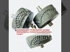 Embossing Cylinder de Impressão de Aço para Máquina de Fabricação de Papel