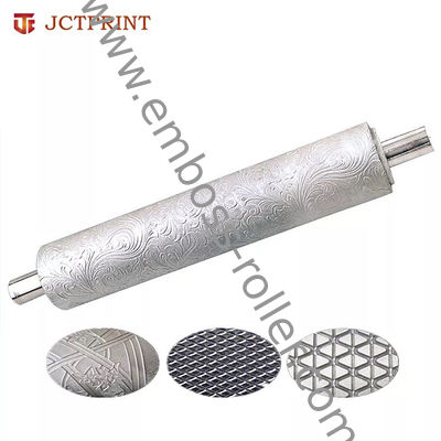 Rolos de embelezamento de couro com gravura a laser industrial de 100 mm de diâmetro