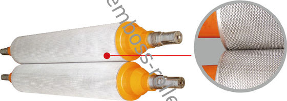 Rolo de gravação de aço para materiais decorativos, linha velocidade 0 ~ 800m/min